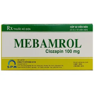 Thuốc Mebamrol S.P.M điều trị tâm thần phân liệt (5 vỉ x 10 viên)