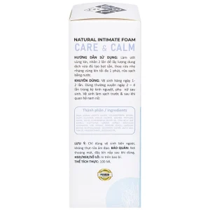 Dung dịch vệ sinh phụ nữ dạng bọt Daily Lady Care And Calm vệ sinh cơ quan sinh dục, khử mùi hôi (100ml)