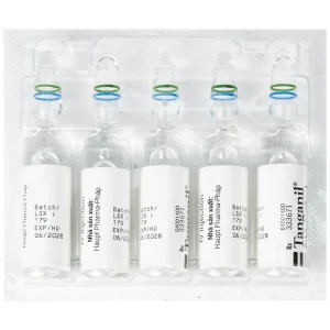 Thuốc tiêm Tanganil 500mg/5ml Pierre Fabre điều trị triệu chứng các cơn chóng mặt (1 vỉ x 5 ống x 25ml)