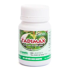 Thuốc Tadimax Danapha điều trị phì đại lành tính tuyến tiền liệt và u xơ tử cung (42 viên)