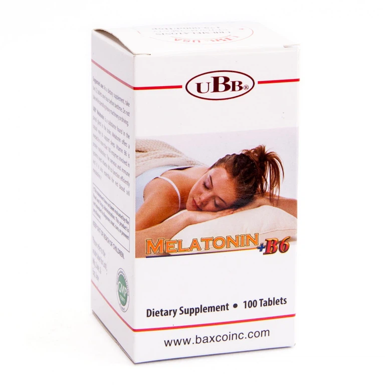 Viên uống Melatonin UBB hỗ trợ điều trị rối loạn giấc ngủ (100 viên)