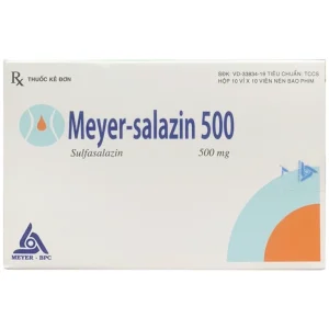 Thuốc Meyer-Salazin 500 điều trị viêm loét đại tràng, bệnh Corhn thể hoạt động (10 vỉ x 10 viên)