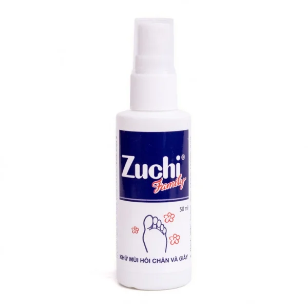 Chai xịt Zuchi Family Hoa Linh khử mùi hôi chân và giày (50ml)
