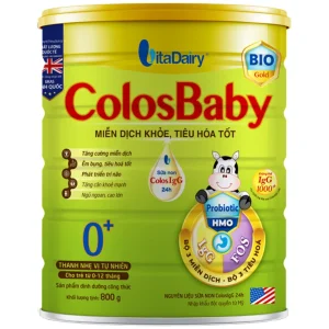 Sữa ColosBaby Bio Gold 0+ tăng cường miễn dịch, hỗ trợ tiêu hóa cho trẻ từ 0 - 12 tháng (800g)
