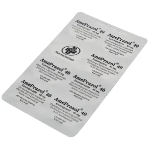 Thuốc AmePrazol 40mg OPV điều trị bệnh trào ngược dạ dày, thực quản (2 vỉ x 7 viên)