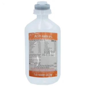 Dung dịch tiêm truyền tĩnh mạch Acid Amin 8% Otsuka điều trị bệnh lý não do gan ở bệnh nhân suy gan mãn tính (200ml)