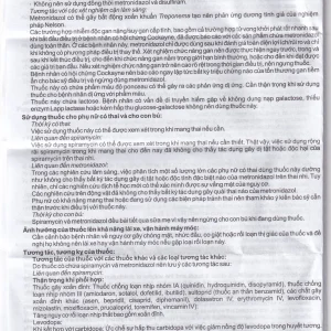 Thuốc Agimdogyl Agimexpharm điều trị nhiễm trùng răng miệng cấp tính, mạn tính (2 vỉ x 10 viên)