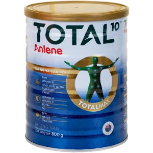 Sữa Anlene Total 10 hương vani bổ sung hệ dưỡng chất cho vận động, tiêu hóa cho người trên 40 tuổi (800g)
