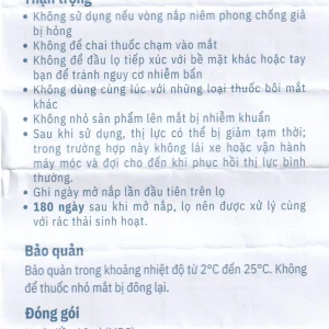 Dung dịch nhỏ mắt Comfort Shield MDS 10ml I.com giảm khô mắt do viêm giác mạc kết mạc khô