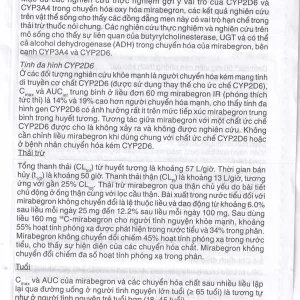 Thuốc Betmiga 50mg Astellas điều trị triệu chứng tiểu gấp (3 vỉ x 10 viên)