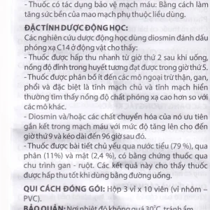 Thuốc BiviVen 600mg Reliv hỗ trợ cải thiện triệu chứng suy tuần hoàn tĩnh mạch bạch huyết (3 vỉ x 10 viên)