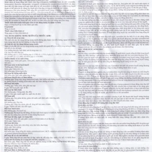 Thuốc Carvedol 6.25 United điều trị tăng huyết áp, bệnh mạch vành (10 vỉ x 10 viên)