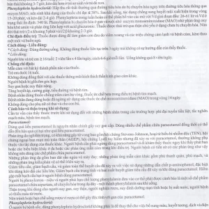 Thuốc Ceteco Cenflu TW3 không gây buồn ngủ, giảm cơn đau do viêm xoang (10 vỉ x 10 viên)