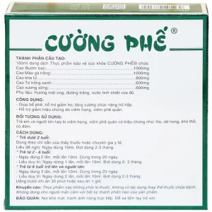 Siro Cường Phế Lotus tăng cường chức năng hô hấp (10 ống x 10ml)