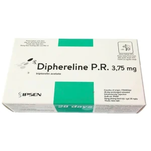 Thuốc Diphereline P.R. 3,75mg Ipsen điều trị ung thư tuyến tiền liệt, dậy thì sớm, lạc nội mạc tử cung