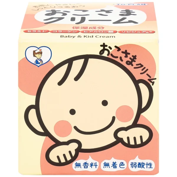 Kem bôi dưỡng ẩm To-Plan Okosama Cream giúp dưỡng ẩm và làm mềm mịn da (110g)