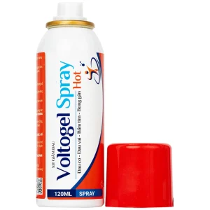 Chai xịt nóng Voltogel hot spray giảm nhanh chóng các cơn đau cơ, đau vai, bầm tím, bong gân (120ml)