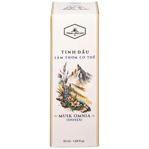 Tinh dầu Musk Omnia Thảo Nguyên 50ml làm thơm cơ thể, chống vi khuẩn gây mùi