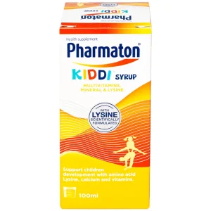 Siro Pharmaton Kiddi Syrup 100ml Sanofi bổ sung Lysin, calci và một số vitamin