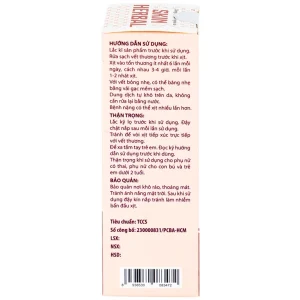 Dung dịch xịt ngoài da Skin Herbal hỗ trợ giảm mày đay, mẩn ngứa, sưng tấy, chàm và vết bỏng nhẹ (20ml)