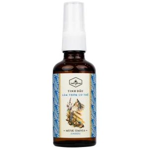 Tinh dầu Musk Omnia Thảo Nguyên 50ml làm thơm cơ thể, chống vi khuẩn gây mùi