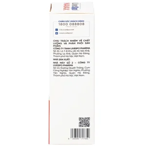 Dung dịch vệ sinh tai mũi họng LiveSpo Navax 20ml