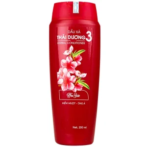 Dầu xả Thái Dương 3 hương hoa suôn mềm, óng ả, tự nhiên (200ml)
