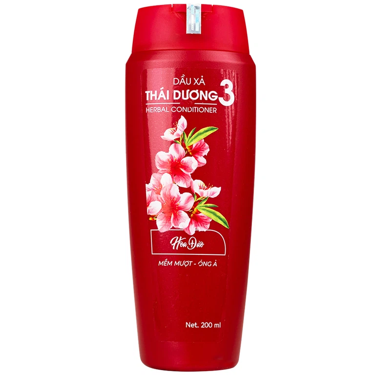 Dầu xả Thái Dương 3 hương hoa suôn mềm, óng ả, tự nhiên (200ml)