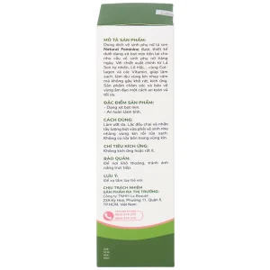 Bọt vệ sinh phụ nữ Lá Sen Natural Feminine làm sạch, dịu da, giảm thâm sạm (160ml)