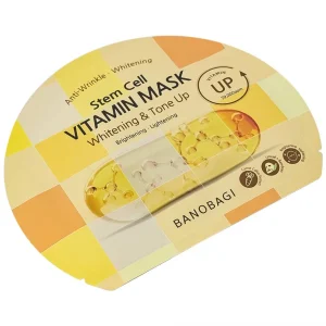 Mặt nạ Banobagi stem cell vitamin mask whitening & tone up hỗ trợ cấp ẩm, dưỡng sáng da và nâng tông (30g)