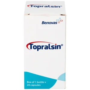 Thuốc Topralsin Benovas điều trị triệu chứng ho khan, ho do dị ứng và kích ứng (24 viên)