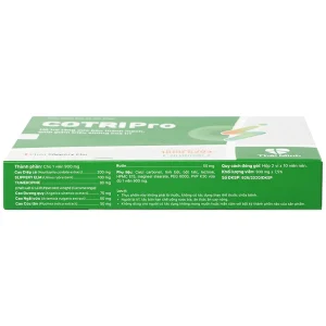 Viên uống Cotripro Thái Minh hỗ trợ tăng sức bền thành mạch, giảm triệu chứng của trĩ (2 vỉ x 10 viên)