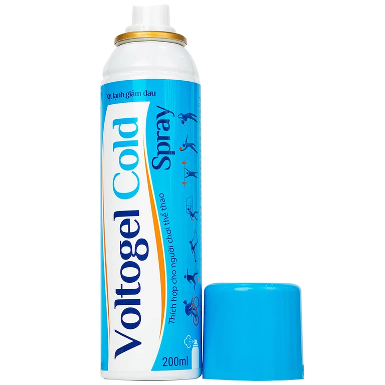 Chai xịt lạnh Voltogel cold spray giảm đau, chống viêm, thúc đẩy tuần hoàn máu (200ml)