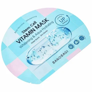 Mặt nạ Banobagi Stem Cell Vitamin Mask Whitening & Aqua Hydrating cấp ẩm cho da, sáng màu da (30g)