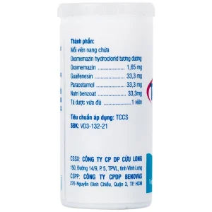 Thuốc Topralsin Benovas điều trị triệu chứng ho khan, ho do dị ứng và kích ứng (24 viên)