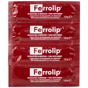 Sắt Ferrolip Uga hỗ trợ tạo hồng cầu, giúp giảm nguy cơ thiếu máu do thiếu sắt (20 gói)