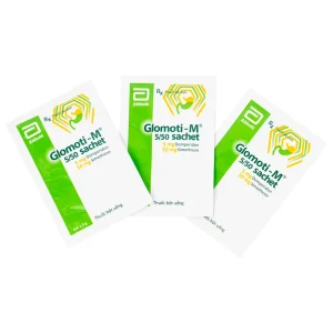 Bột Glomoti-M Glomed điều trị triệu chứng buồn nôn (12 gói x 1.5g)