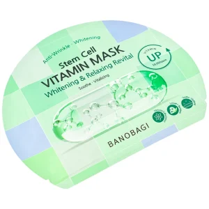 Mặt nạ Banobagi stem cell vitamin mask whitening & relaxing revital làm dịu và giảm viêm da (30g)
