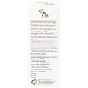 Kem bôi da Fixderma Preggers Stretch Mark Cream dưỡng ẩm, giảm rạn da cho phụ nữ mang thai và sau sinh (60g)