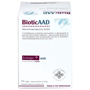 Bột pha uống BioticAAD 2.5g Ecologic AAD bổ sung lợi khuẩn đường ruột, giảm rối loạn tiêu hóa (14 gói)