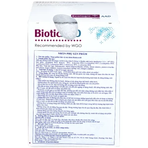 Bột pha uống BioticAAD 2.5g Ecologic AAD bổ sung lợi khuẩn đường ruột, giảm rối loạn tiêu hóa (14 gói)