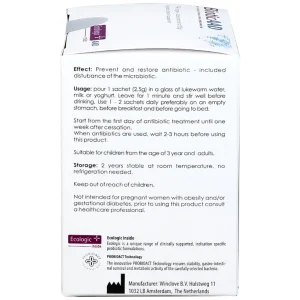 Bột pha uống BioticAAD 2.5g Ecologic AAD bổ sung lợi khuẩn đường ruột, giảm rối loạn tiêu hóa (14 gói)