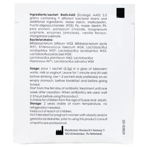 Bột pha uống BioticAAD 2.5g Ecologic AAD bổ sung lợi khuẩn đường ruột, giảm rối loạn tiêu hóa (14 gói)