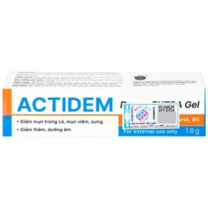 Kem bôi da Actidem Derma Extra Gel 18g ngăn ngừa mụn, dưỡng da và hạn chế thâm sau mụn