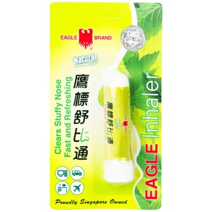 Ống hít thông mũi con ó Eagle Inhaler 1.1g thông mũi, giảm nghẹt mũi (12 ống)