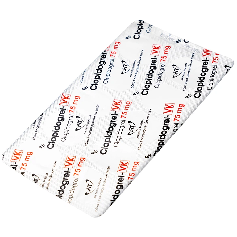 CLOPIDOGREL-VK 75MG AN THIÊN 3X10