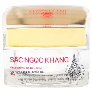 Kem dưỡng da ban đêm Sắc Ngọc Khang 30g làm mờ các vết nám, sạm, tàn nhang