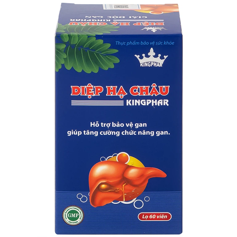 Viên uống Diệp Hạ Châu Kingphar hỗ trợ bảo vệ gan, tăng cường chức năng gan (60 viên)