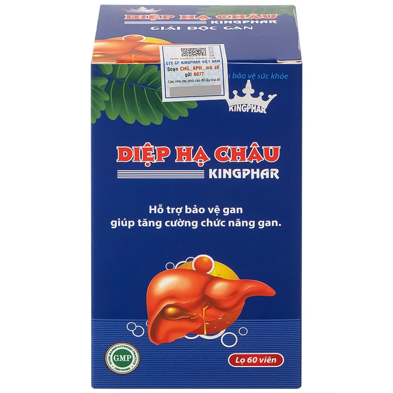 Viên uống Diệp Hạ Châu Kingphar hỗ trợ bảo vệ gan, tăng cường chức năng gan (60 viên)