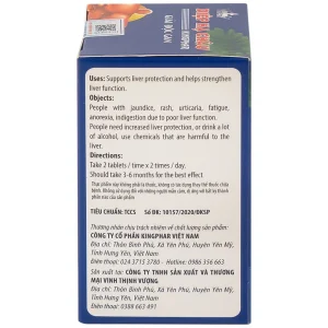 Viên uống Diệp Hạ Châu Kingphar hỗ trợ bảo vệ gan, tăng cường chức năng gan (60 viên)